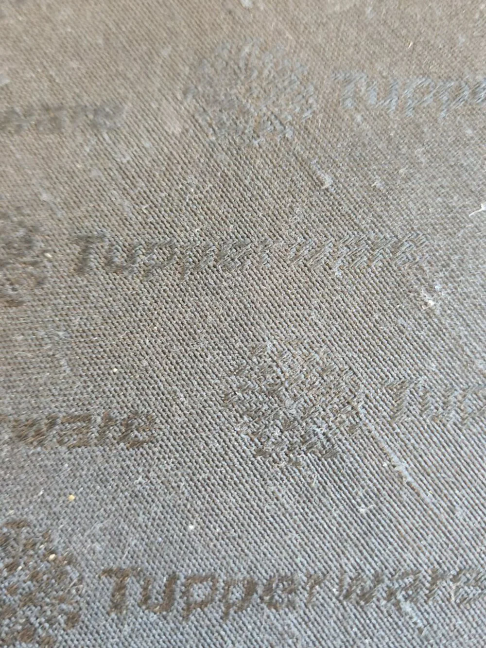 Vintage Tupperware Black Portfolio Tupperware logo